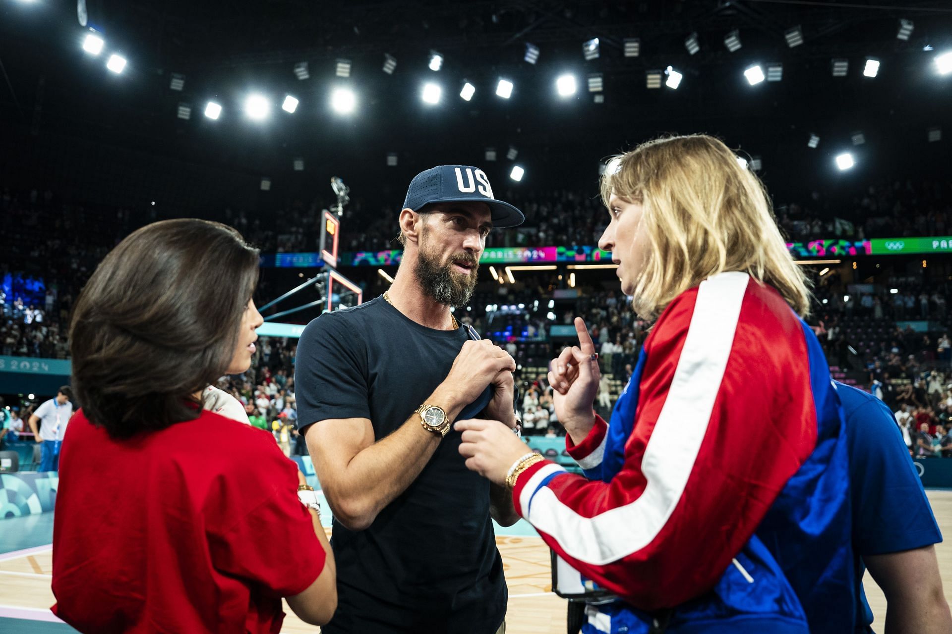 2024 Summer Olympics in Paris France - Michael Phelps with Katie Ledecky (Source: Getty)