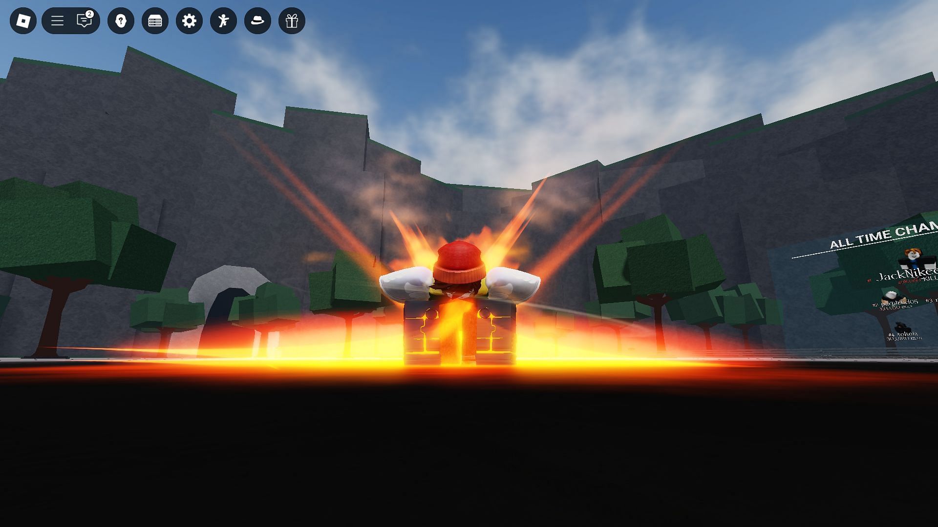 Entering Maximum Energy Output mode (Image via Roblox)