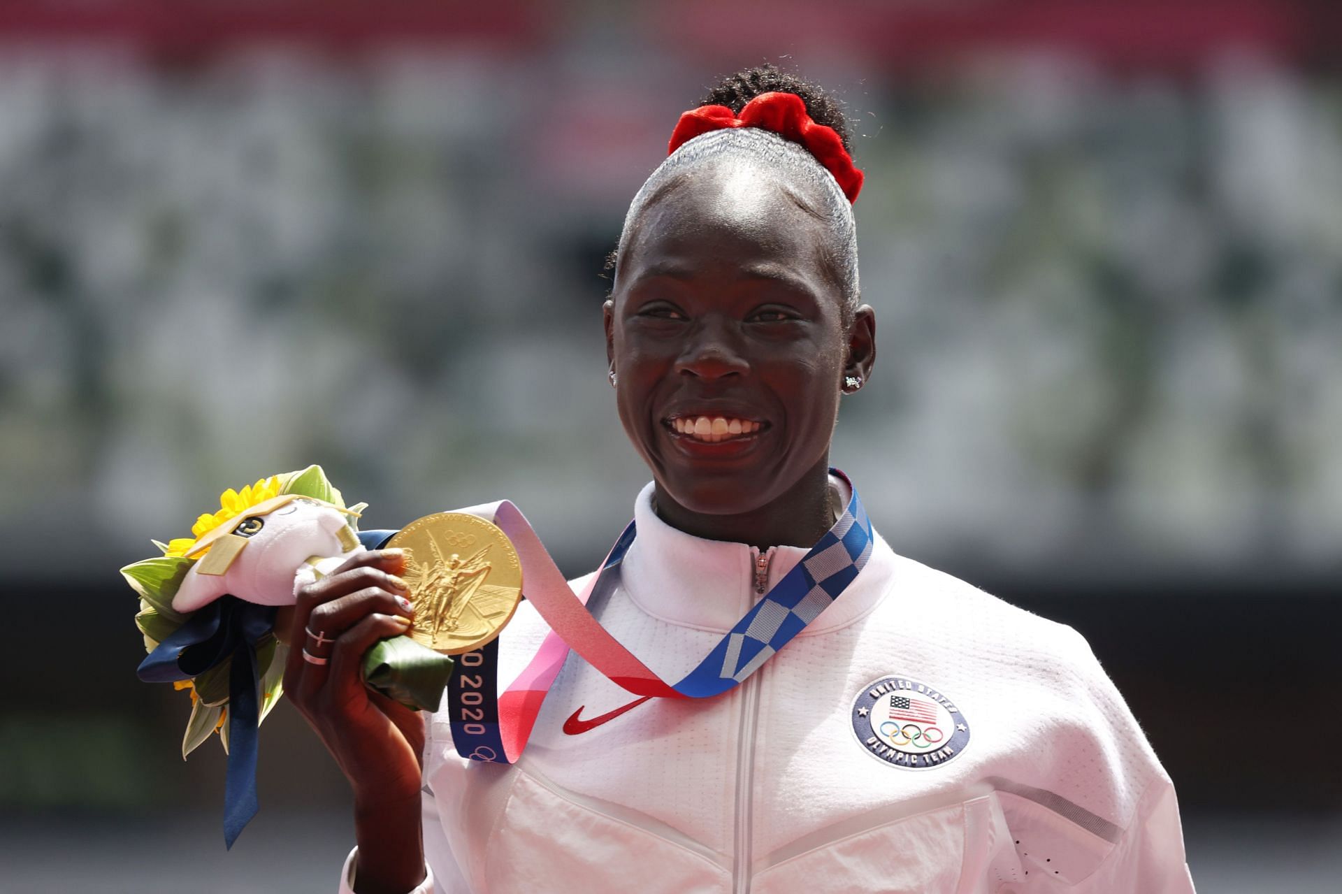 Athing Mu of Team United States poses during the 2020 Olympic Games in Tokyo, Japan. (Photo by Getty Images)