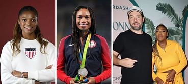 Serena Williams' husband Alexis Ohanian drops 2-word reaction to Gabby Thomas & Allyson Felix being hyped as 'inspirations'