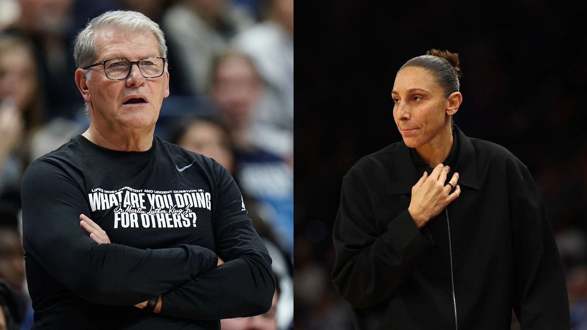 Geno Auriemma and Diana Taurasi