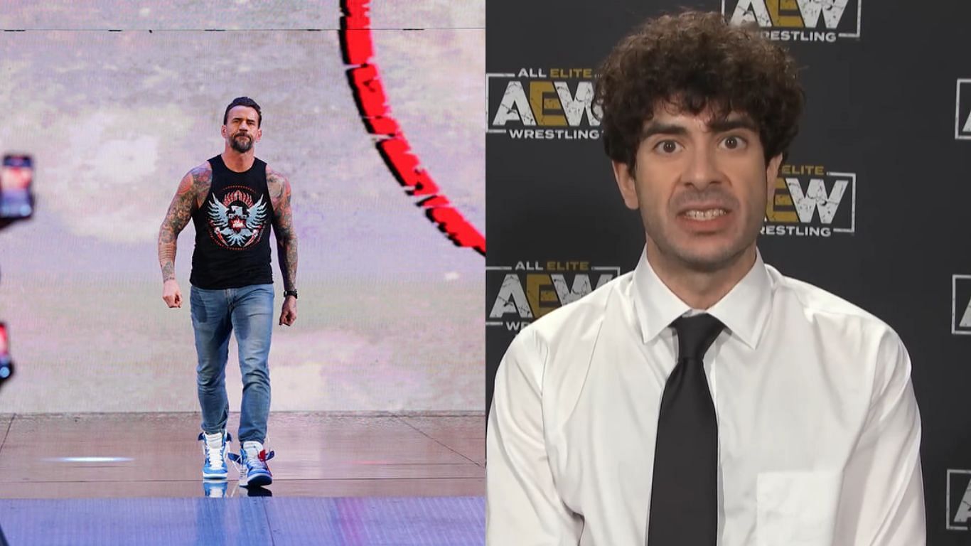 Tony Khan is the President of AEW [image source: WWE.com, AEW YouTube]