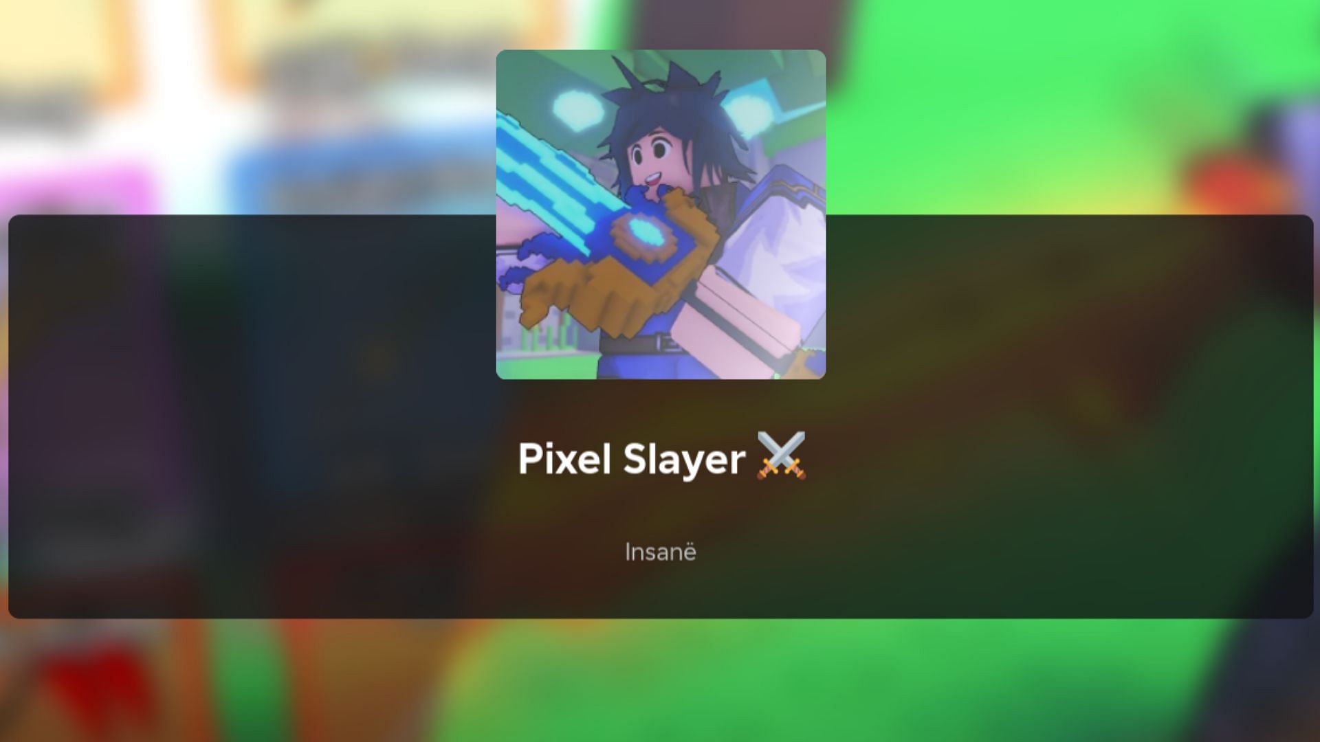 Featured loading screen of Pixel Slayer