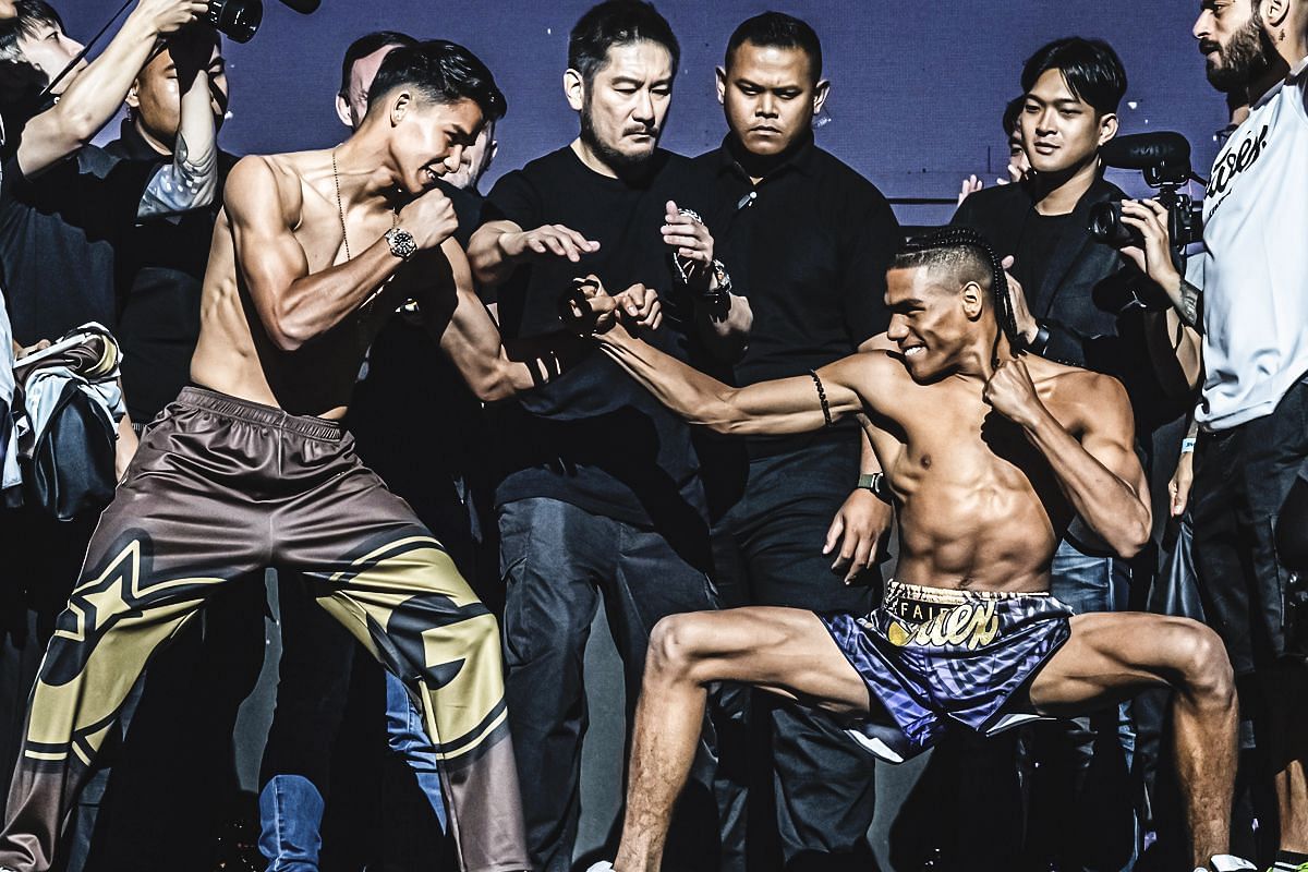 Johan Ghazali (left) and Johan Estupinan (right). [Photo from ONE Championship]