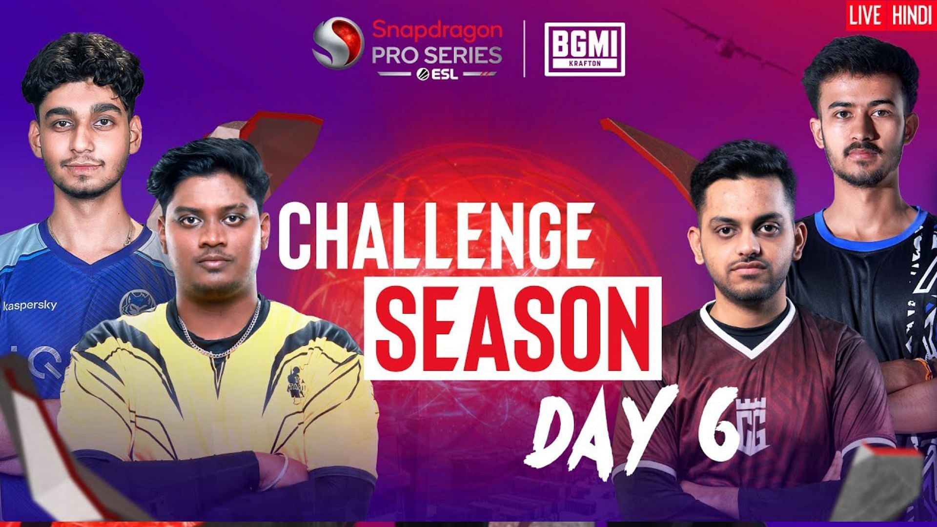 Team Versatile holds first rank after Week 2 of SPS Challenge Season (Image via YouTube/ESL India)