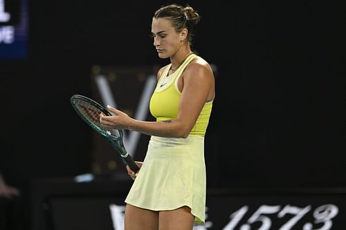 Aryna Sabalenka pictured at the 2025 Australian Open | Image Source: Getty