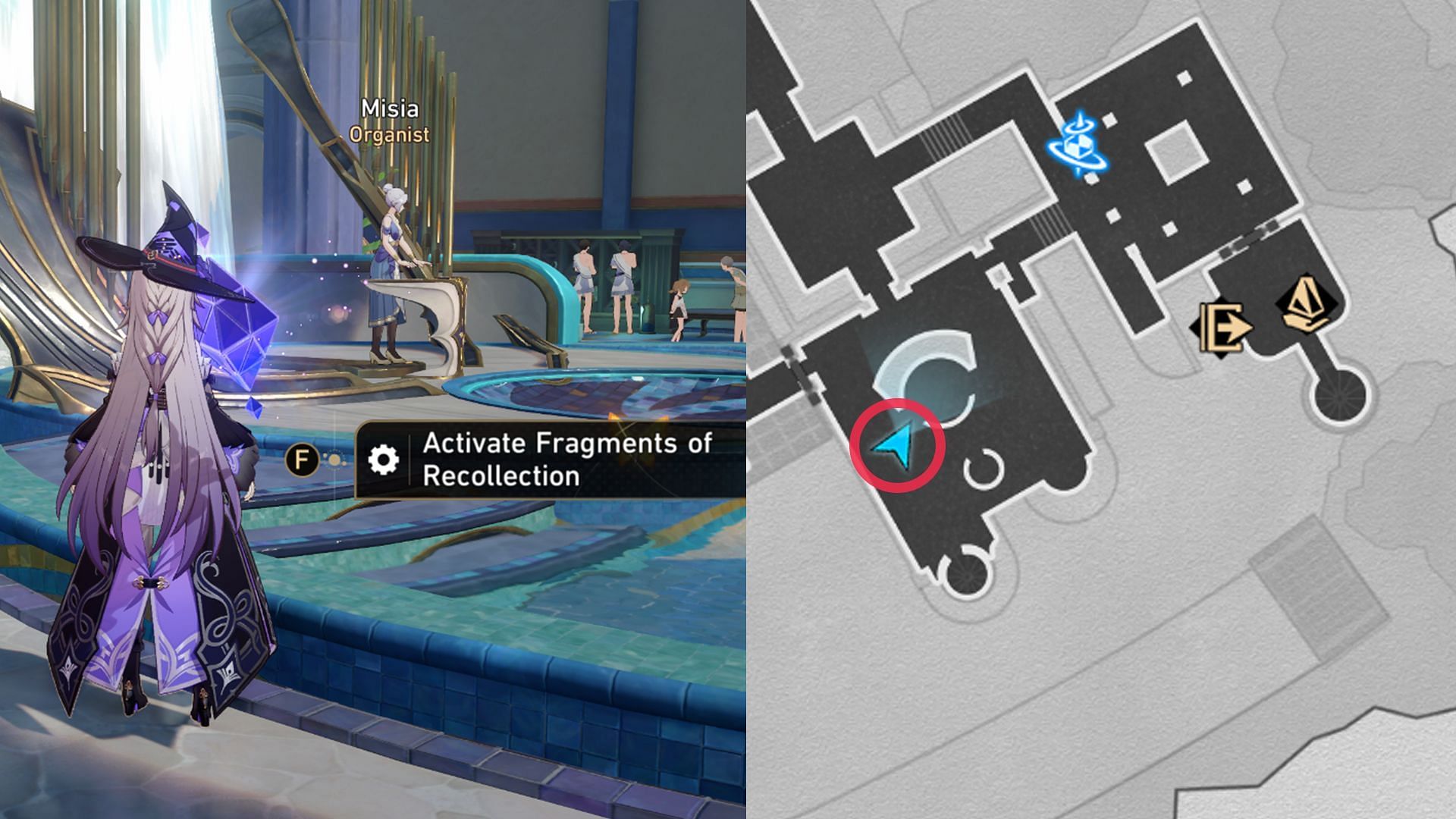 Fragments of Recollection location #5 (Image via HoYoverse)