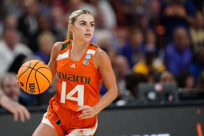 Miami's Haley Cavinder drops 2-word reaction for former California PG Mia Mastrov's "island time" snaps