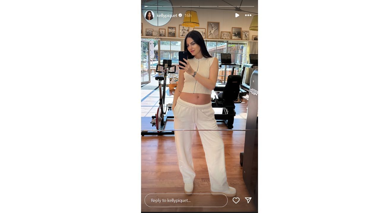 Screengrab of Kelly Piquet&#039;s Instagram story (@kellypiquet)