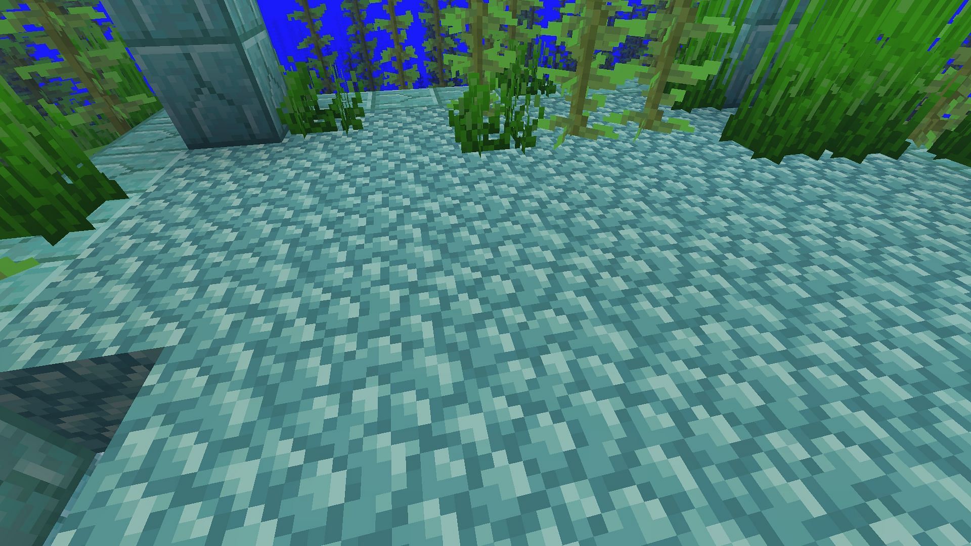 Prismarine also has noisy texture and should be updated (Image via Mojang Studios)