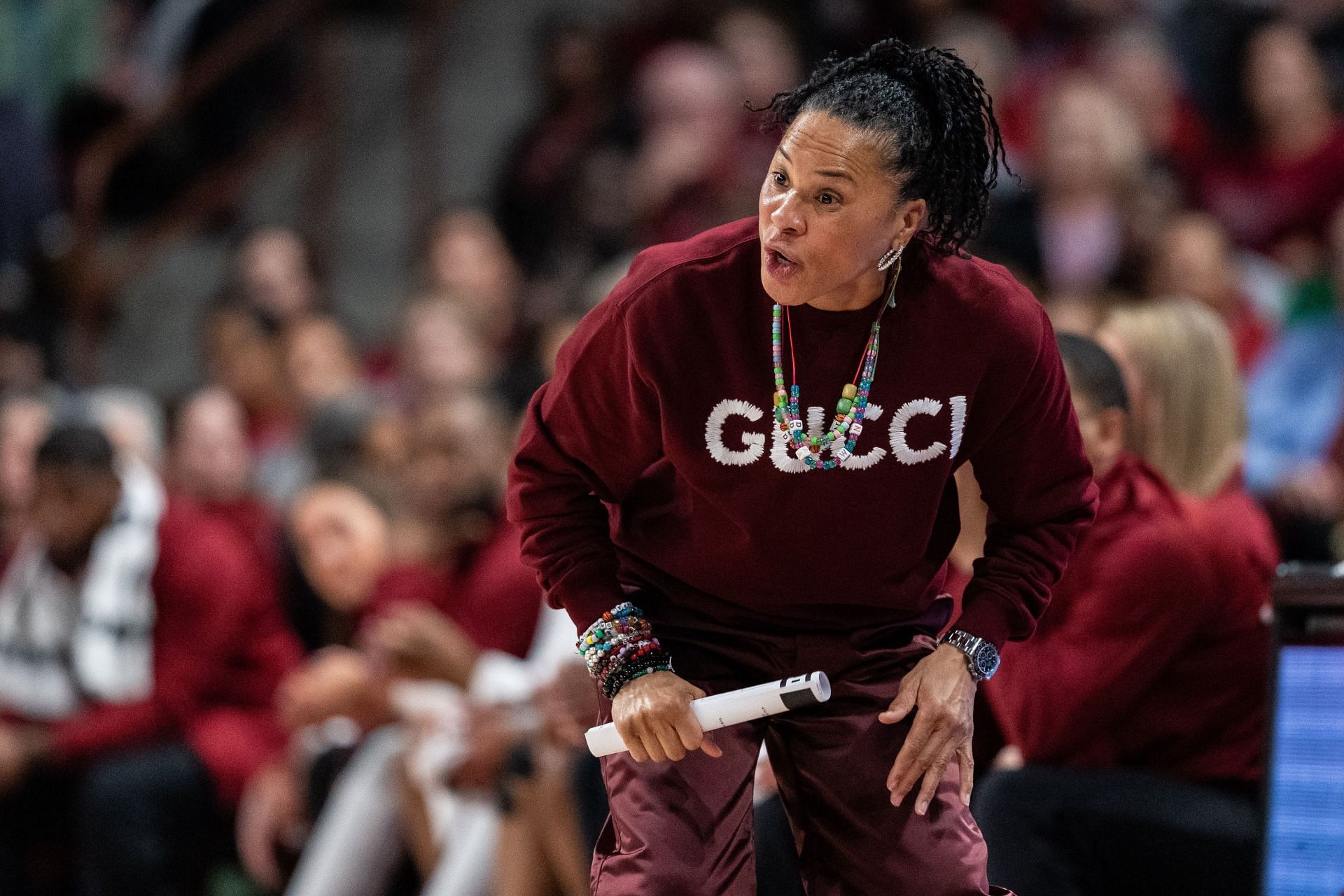 Dawn Staley at LSU v South Carolina - Source: Getty