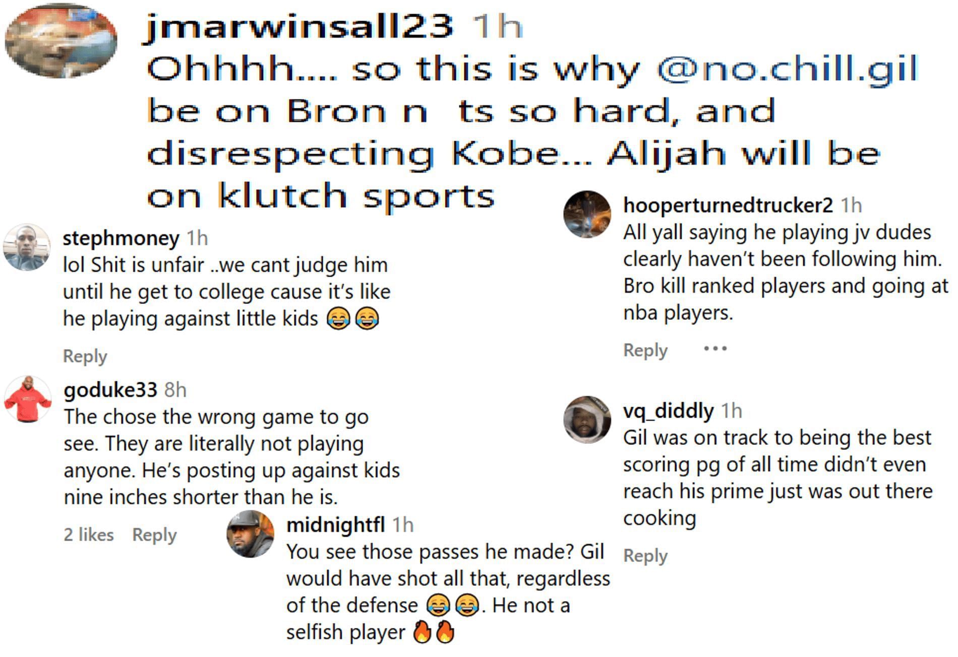 Fans react to Tyronn Lue and Rich Paul showing up to an Alijah Arenas game (Source: Instagram/qwik11hoops)