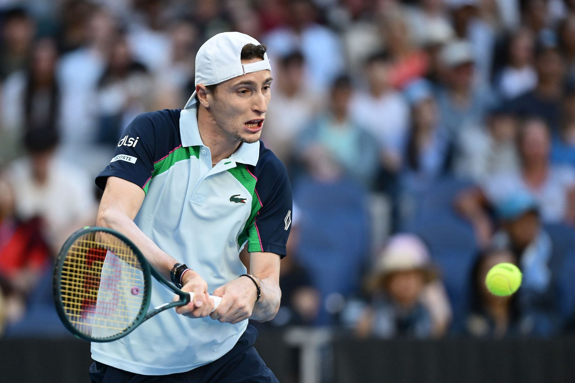 Ugo Humbert at the 2025 Australian Open - Source: Getty