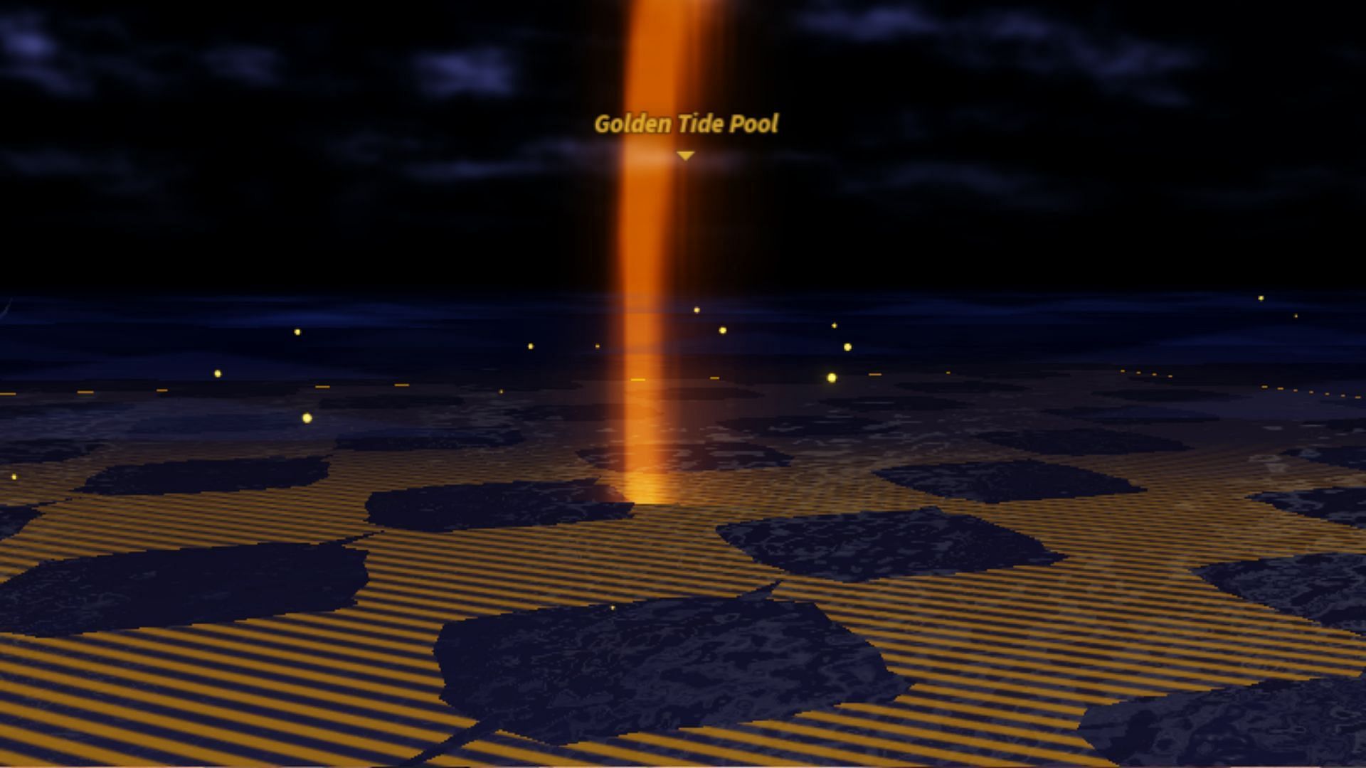 Use the Fish Radar to highlight the Golden Tide Pool easily (Image via Roblox)