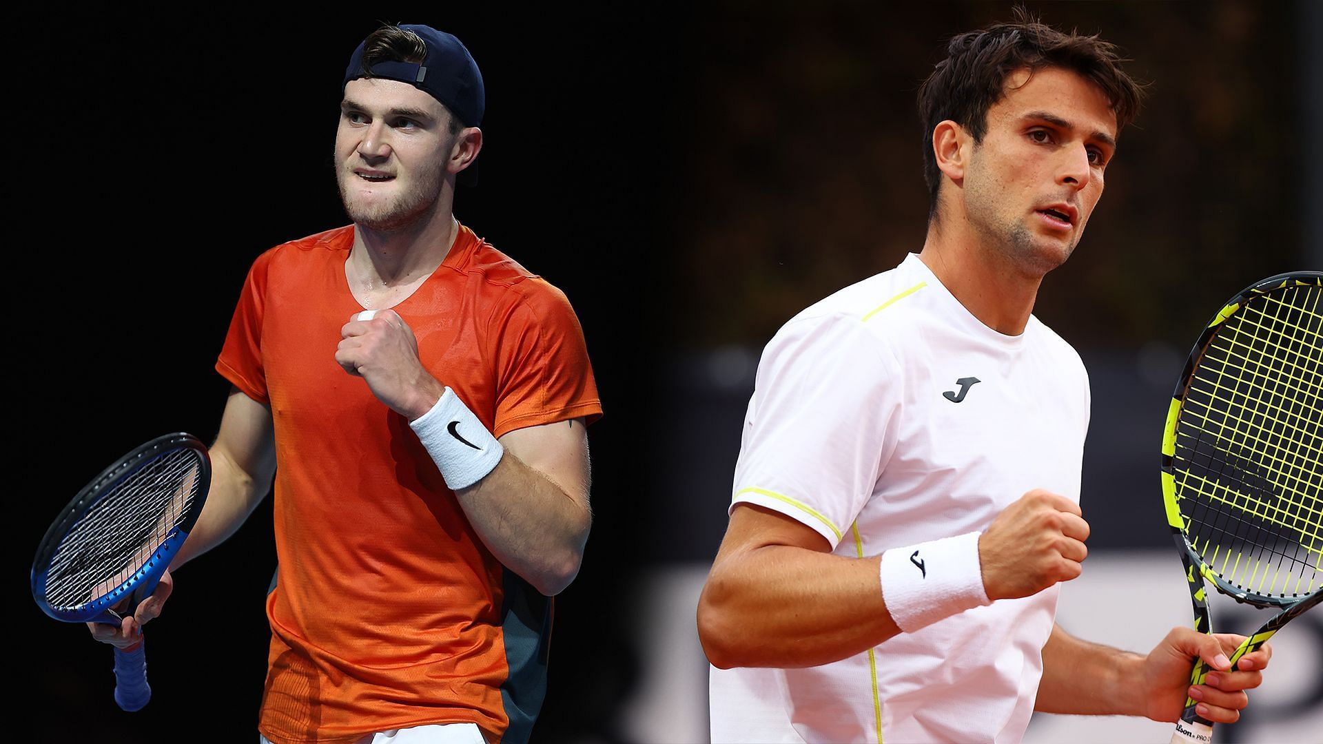 Jack Draper vs Aleksandar Vukic is one of the third-round matches at the Australian Open 2025. (Photos: Getty)