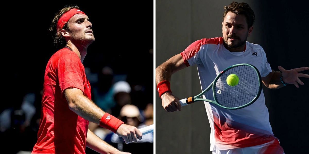 Stefanos Tsitsipas (L) and Stan Wawrinka | Images: Getty