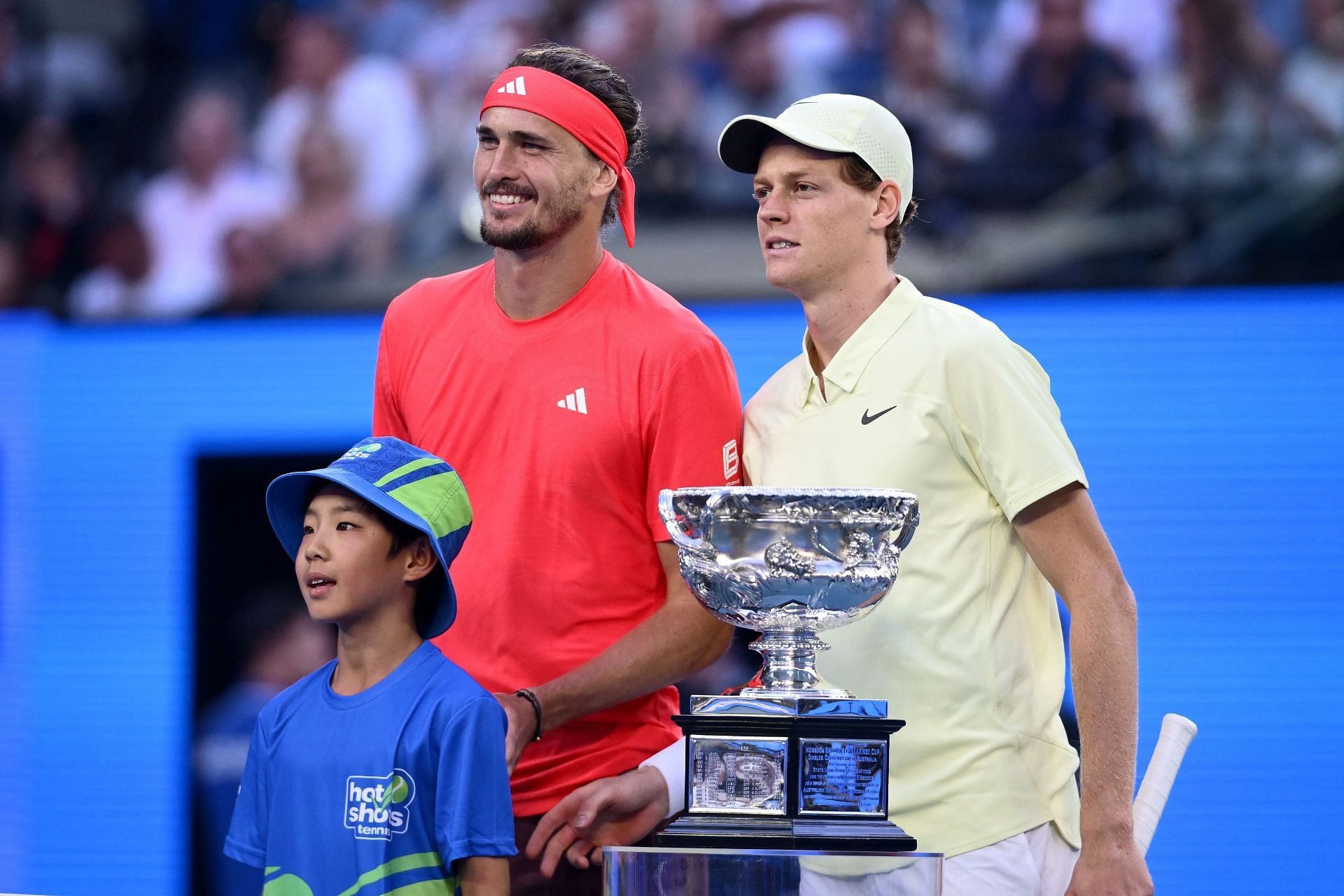 Alexander Zverev and Jannik Sinner at the 2025 Australian Open - Source: Getty