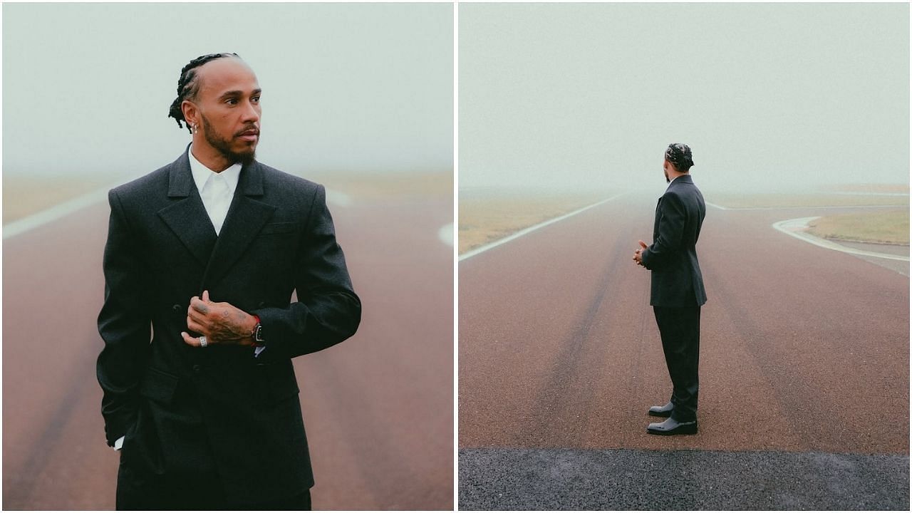 Ferrari star Lewis Hamilton rocked up for his grand Maranello debut in a $300,000 watch (Images from @lewishamilton on Instagram)