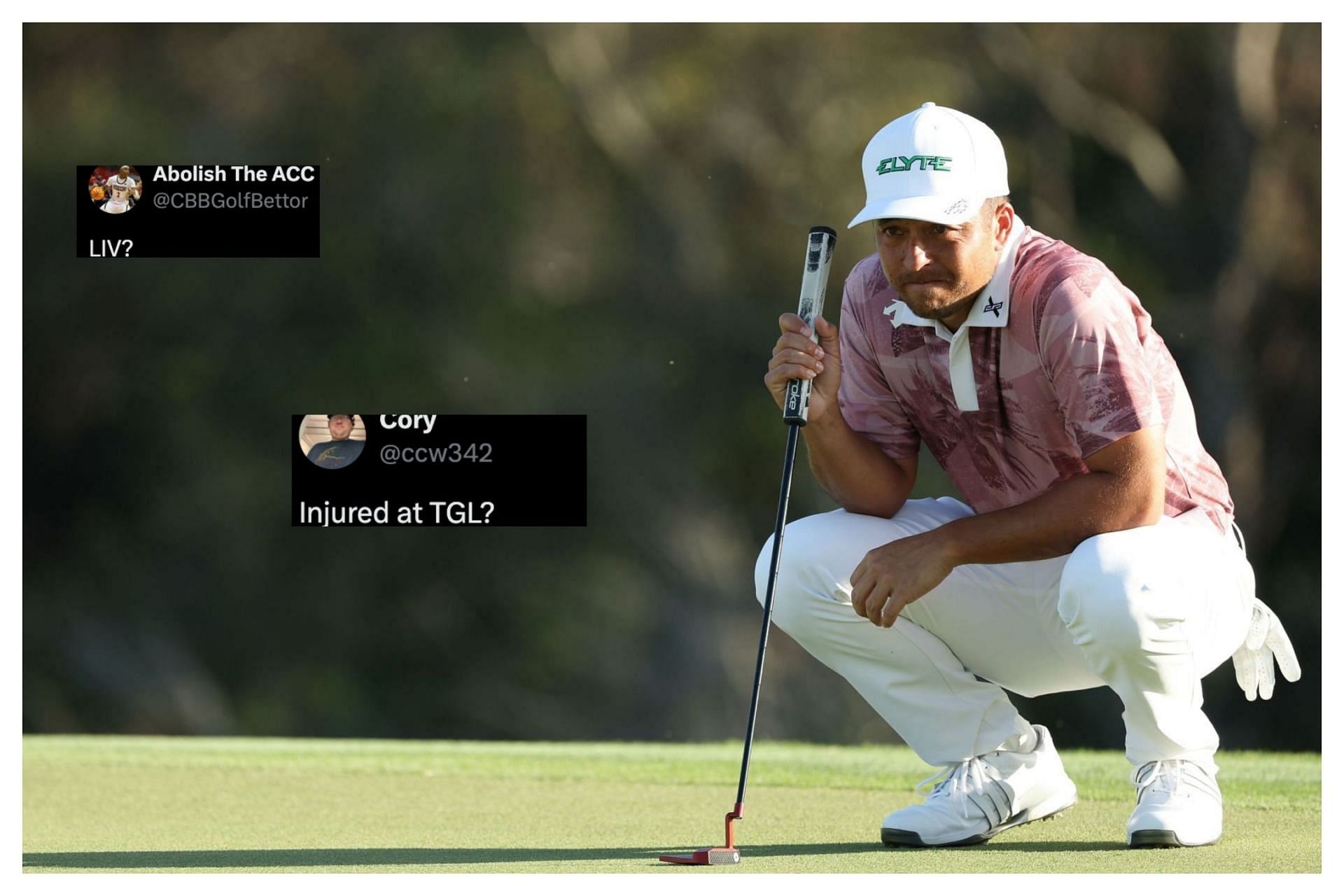 Xander Schauffele (Image via Getty, x@CBBGolfBettor, x@ccw342)