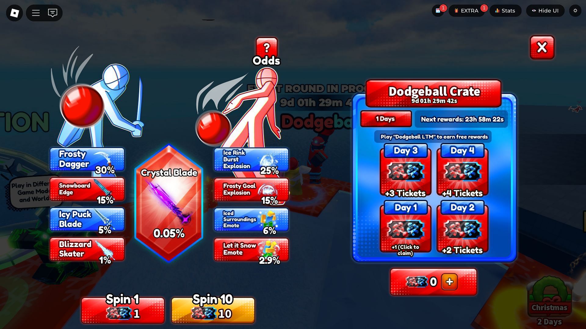 The Dodgeball Crate (Image via Roblox)