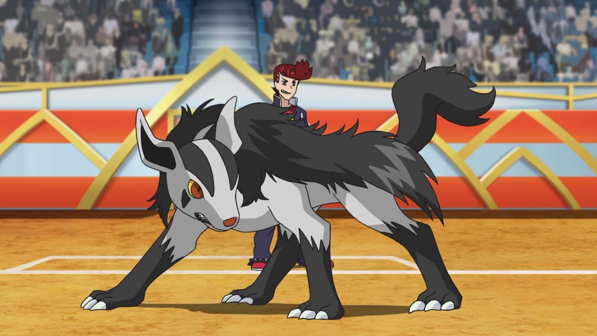 Mightyena from the anime (Image via The Pokemon Company)