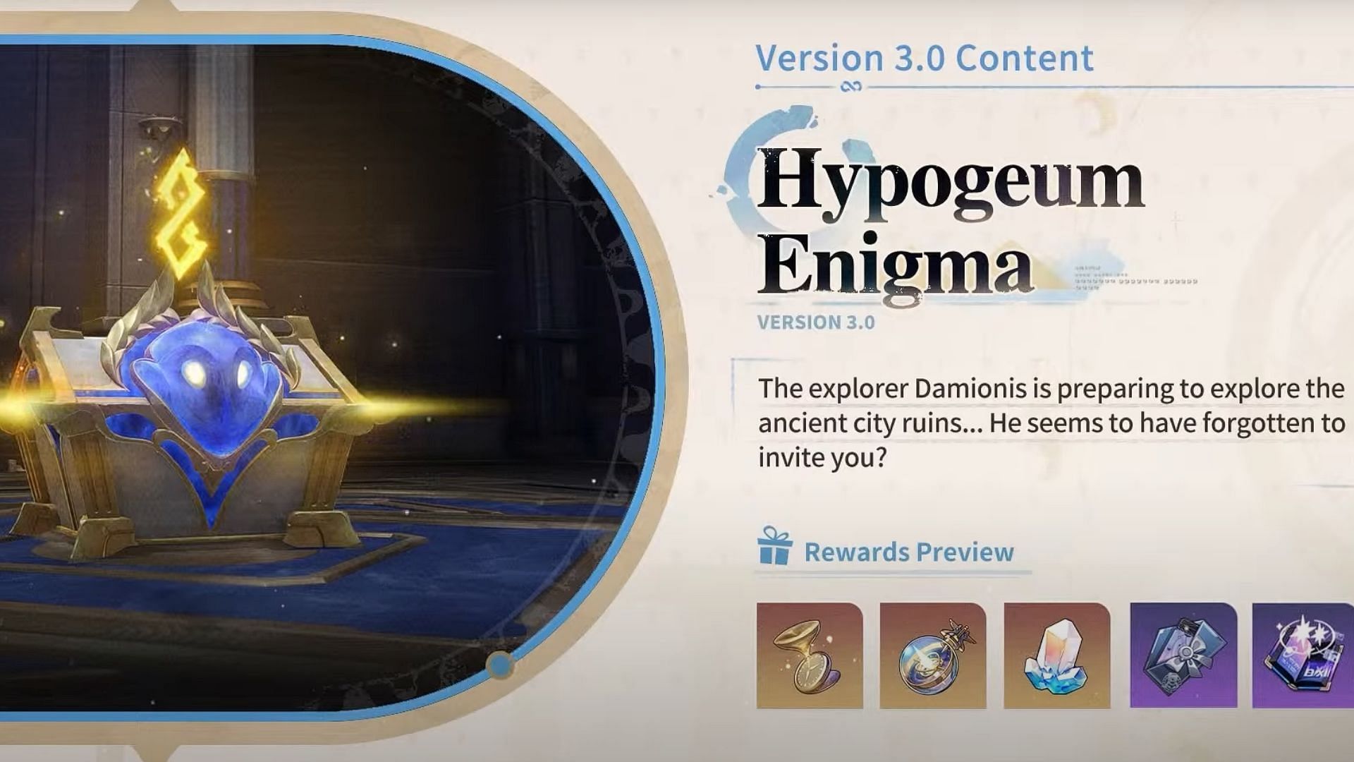 Hypogeum Enigma is an upcoming event (Image via HoYoverse)