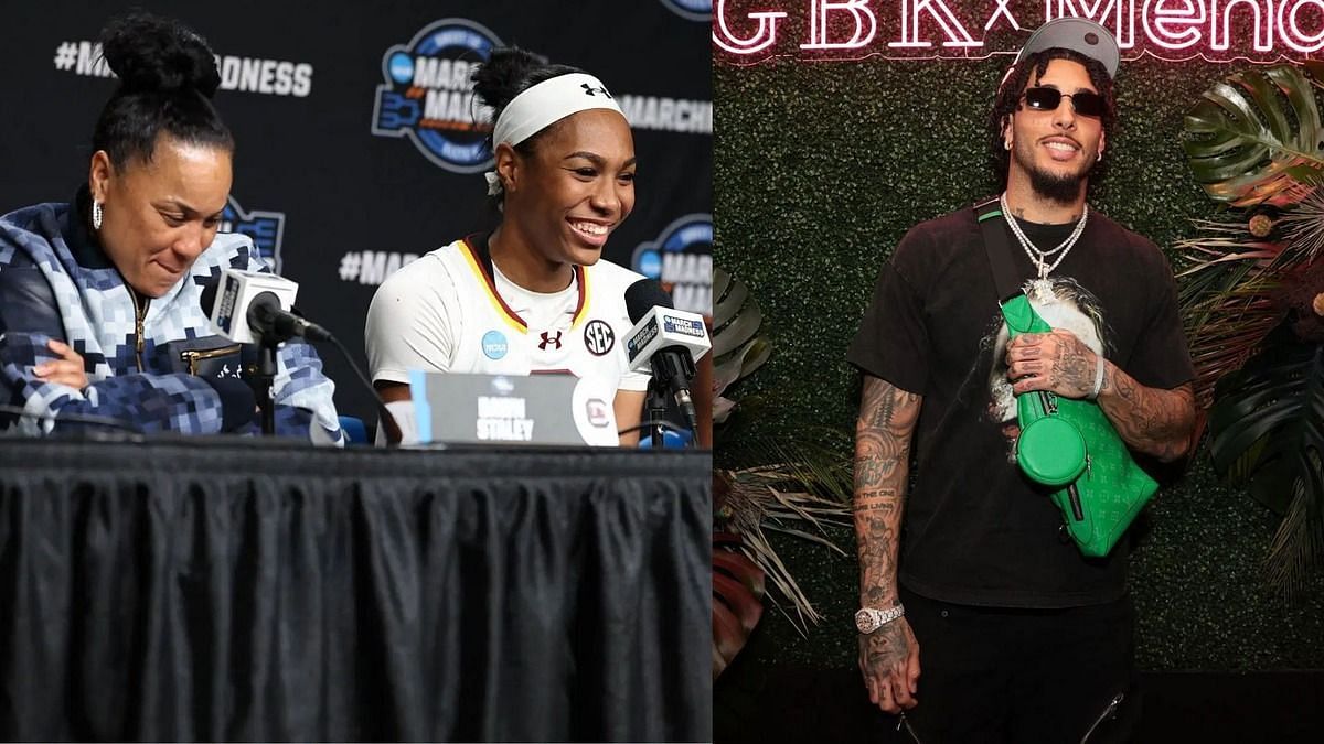 Bree Hall, Dawn Staley, LiAngelo Ball (Image Credits: GETTY)