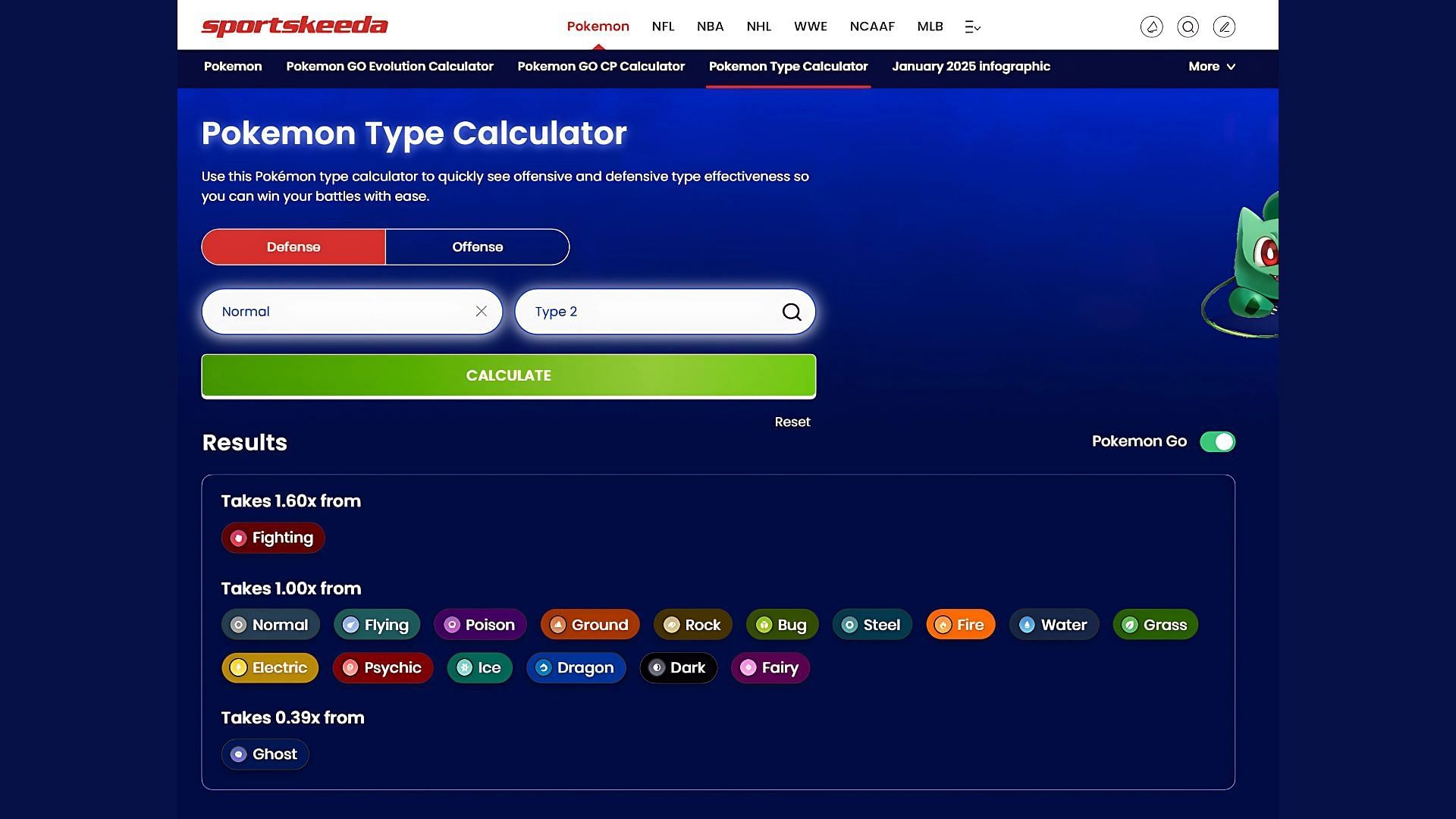 Type matchups of Lickilicky (Image via Sportskeeda)