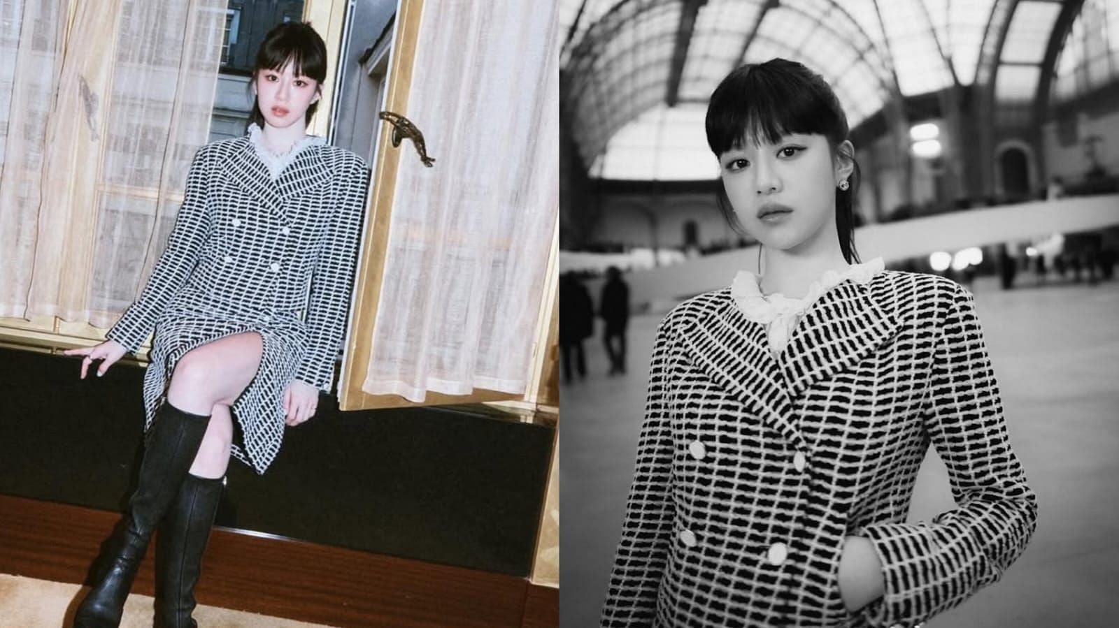 Fans gush as Go Youn-jung debuts new hairstyle at Paris Fashion Week (Image via @goyounjung/Instagram)