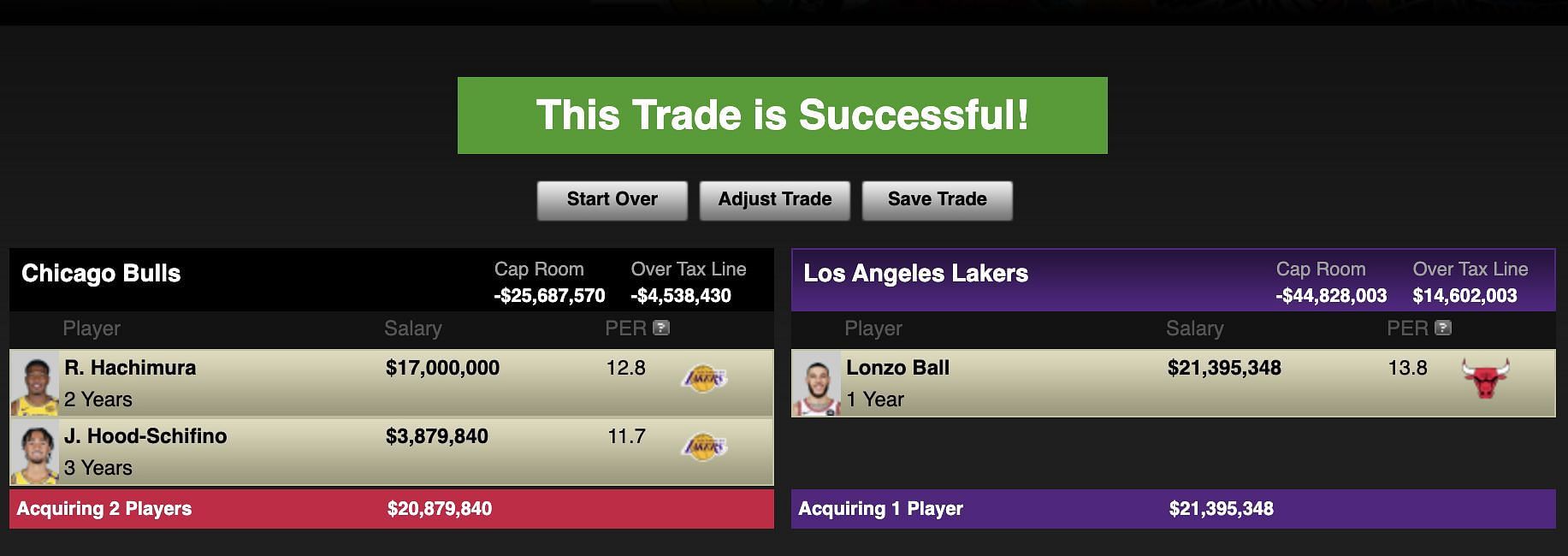 Trade idea generated via ESPN Trade Machine