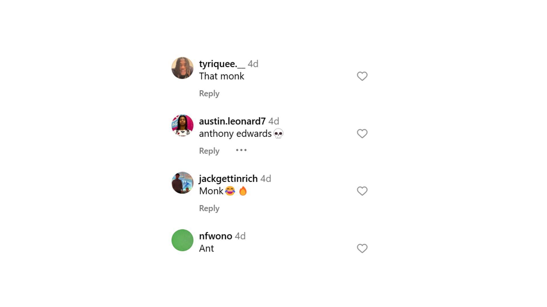 Hoops fans share their reaction on the best high school dunk among Malik Monk, Paolo Banchero, and Anthony Edwards (Image by Instagram/@courtsidefilms)