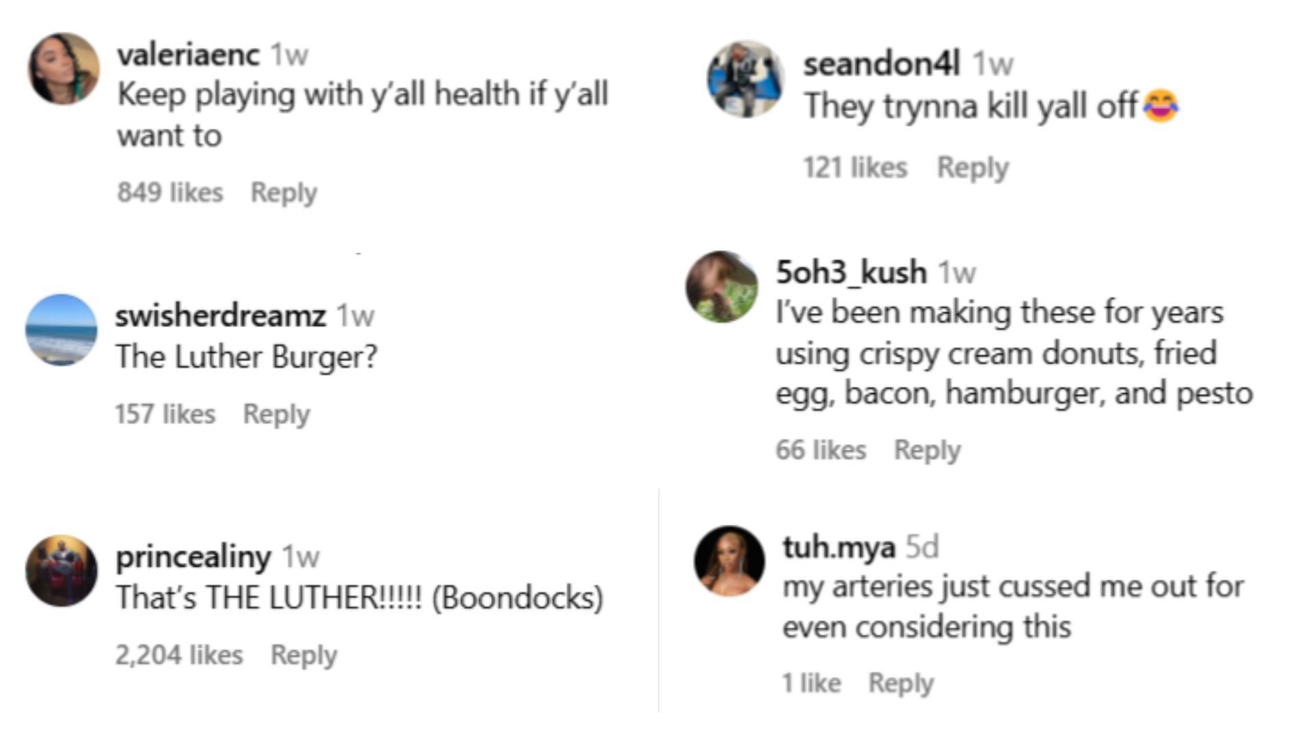 Netizens react to the donut burger (Image via Instagram/@mouthattack)