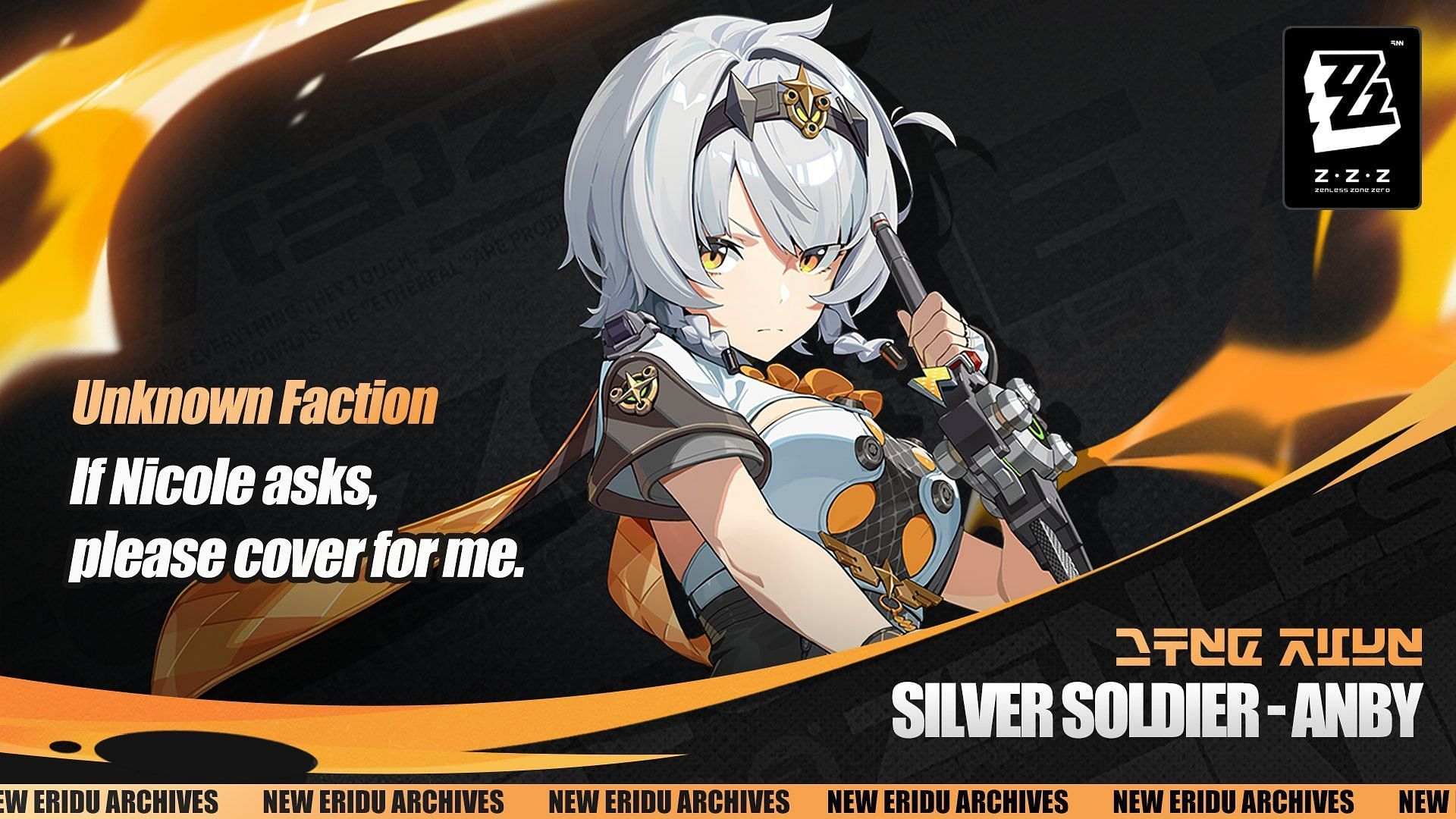 Image showing Silver Soldier Anby from Zenless Zone Zero Silver Soldier Anby