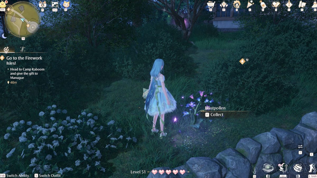 How to get and use Blastpollen in Infinity Nikki