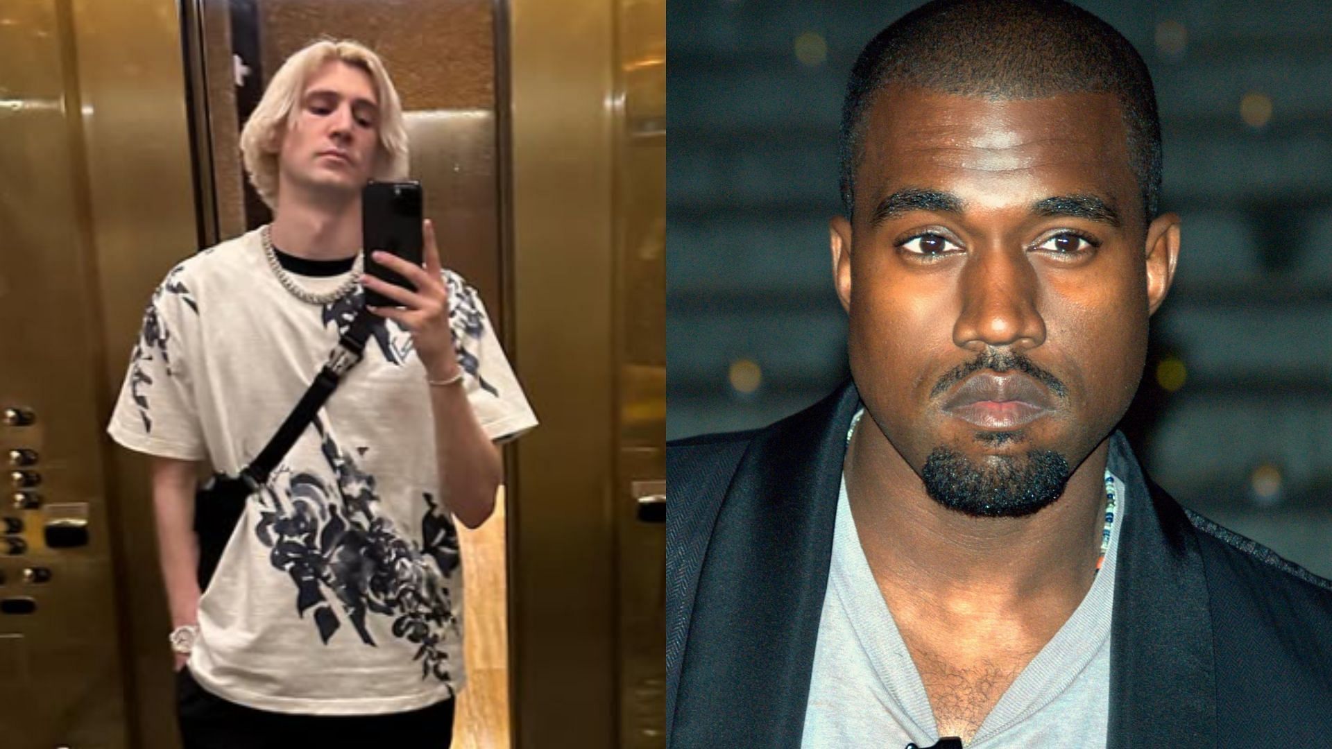 xQc reacted to Kanye West