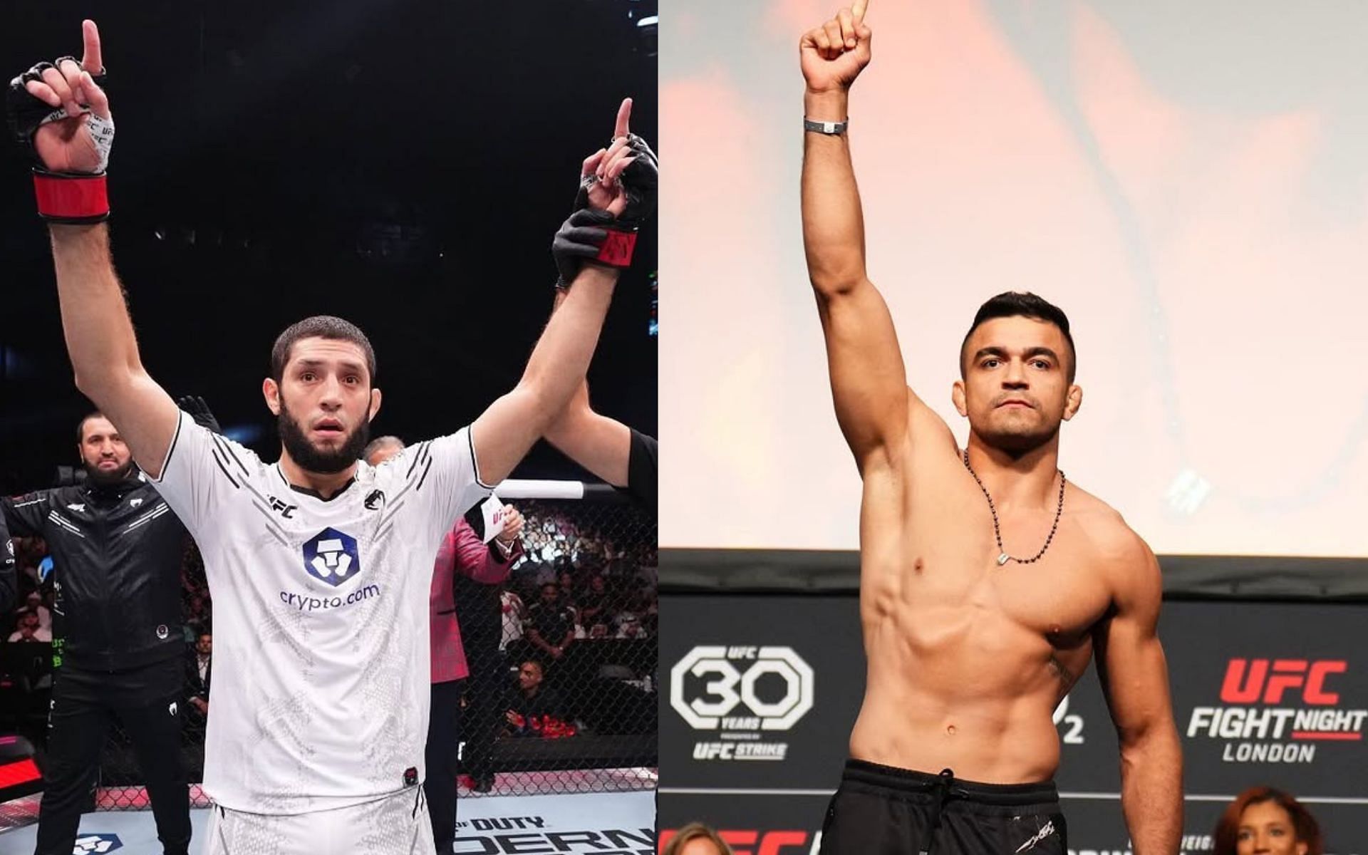 The fight between Ikram Aliskerov and Andre Muniz has been taken off the UFC Saudi Arabia fight card [Image Courtesy: @ikram_aliskerov and @andremunizsergipano on Instagram]