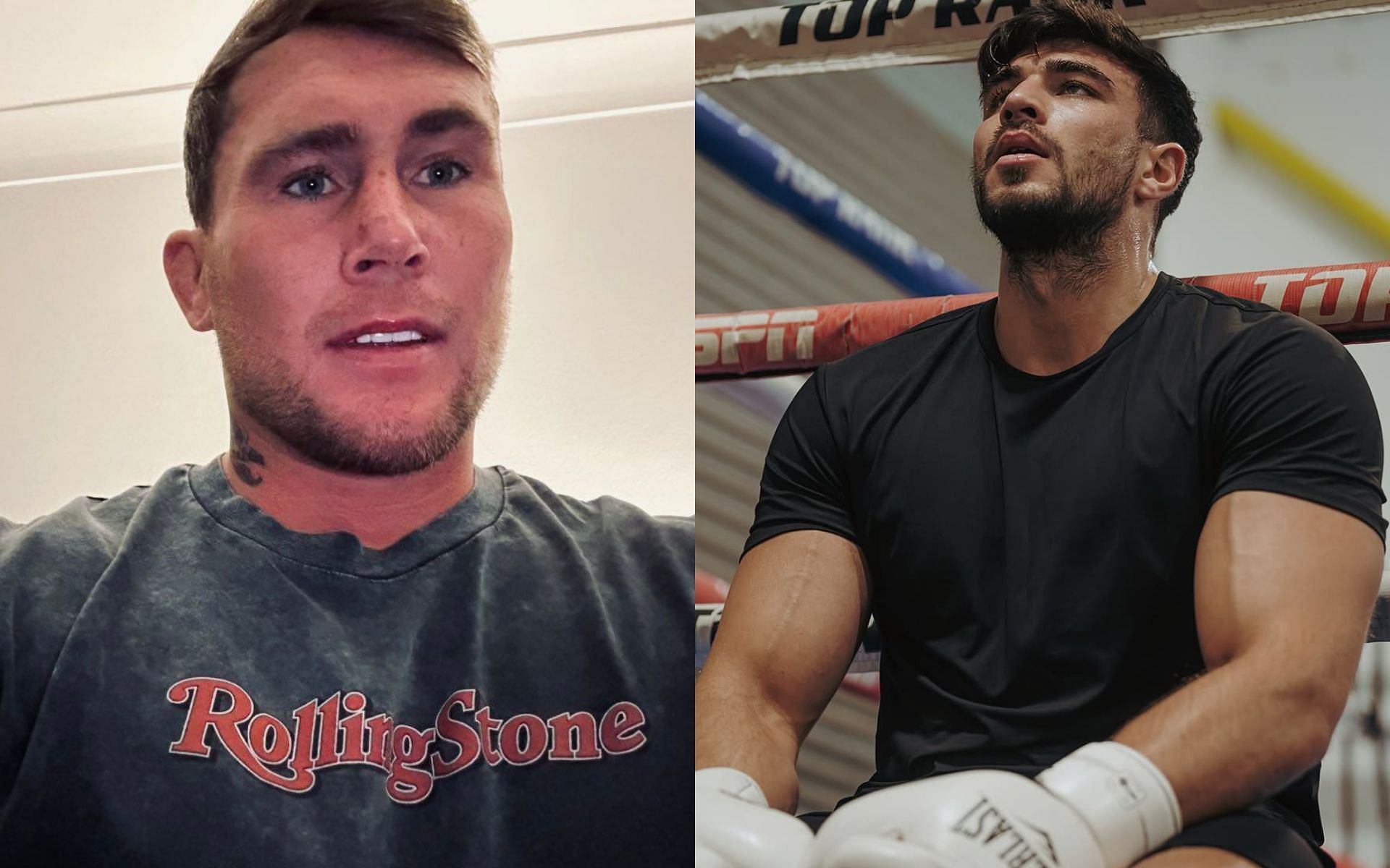 Ex-UFC star shares one-word reaction to Darren Till (left) accusing Tommy Fury