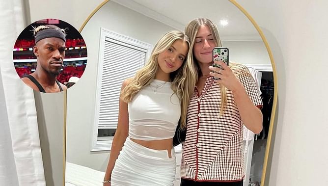 Kate Martin drops 3-word reaction as she and girlfriend Claire Gransee watch Jimmy Butler-less Heat struggle vs Cavaliers