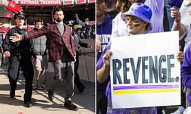 "This kinda weird behaviour": Fans call out Michigan fan's bizzare gesture with Ryan Day on streets