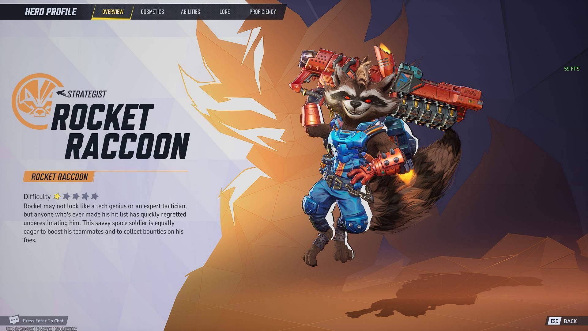 Rocket Raccoon in Marvel Rivals (Image via NetEase Games)