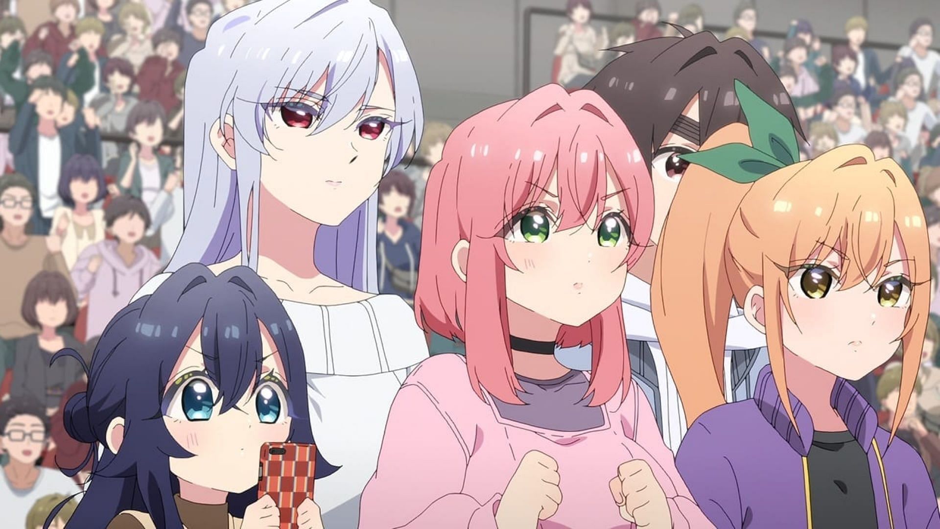 Rentaro&#039;s girlfriends in the episode (Image via Bibury Animation Studios)