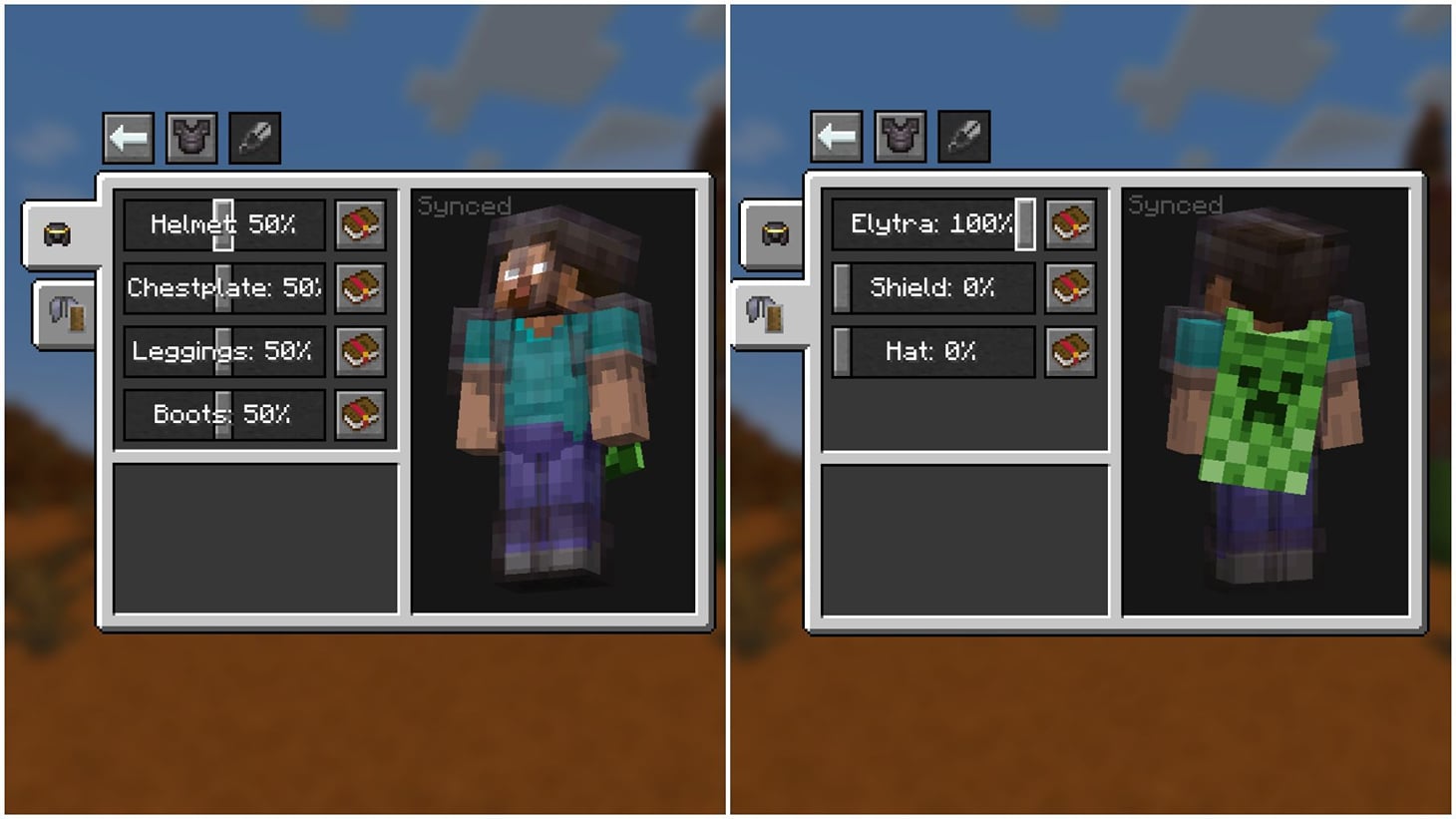 This Minecraft mod lets you hide armor and handheld items for a cleaner ...