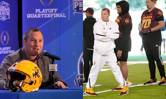 "He getting fired tmrw": Fans have wild reaction to Kenny Dillingham's massive extension with Arizona State before Peach Bowl