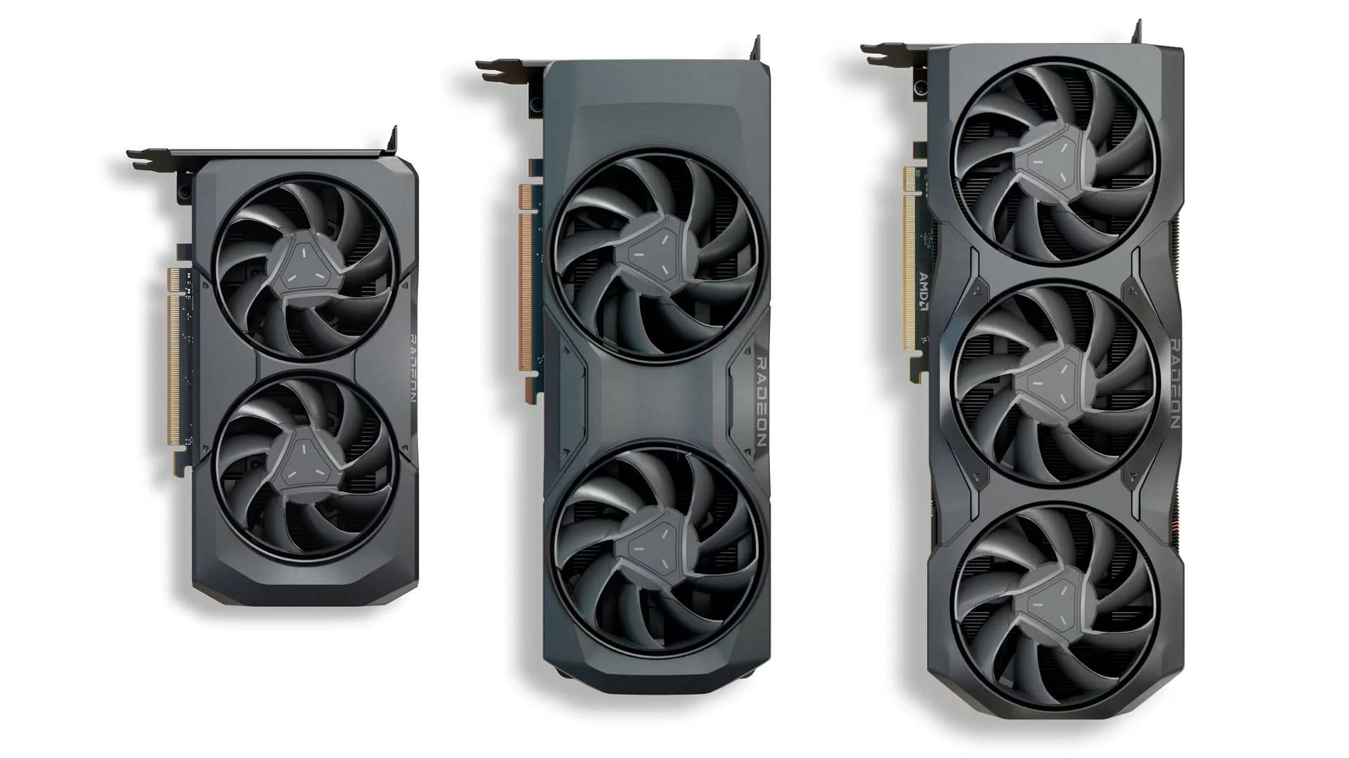 Multiple AMD Radeon GPUs are available at competitive prices (Image via AMD)