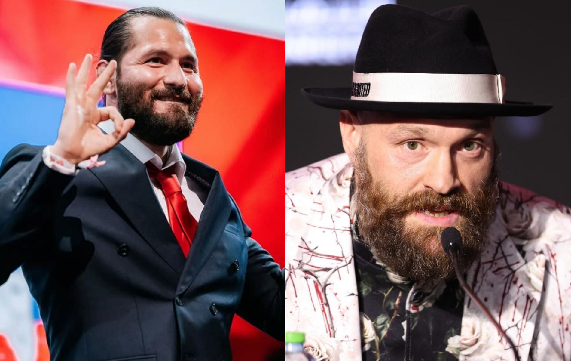 Jorge Masvidal reacts to Tyson Fury