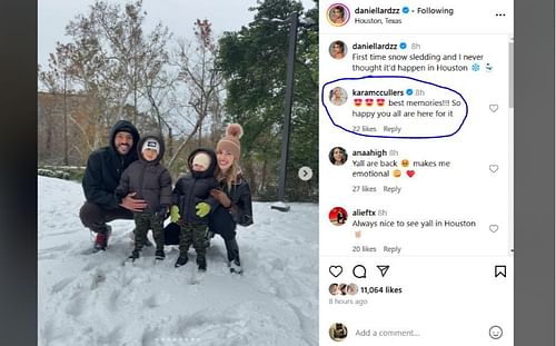 Carlos Correa & wife Daniella turn Houston's snowy day into sledding adventure with sons Kylo & Kenzo; Lance McCullers' wife reacts - Source: IG