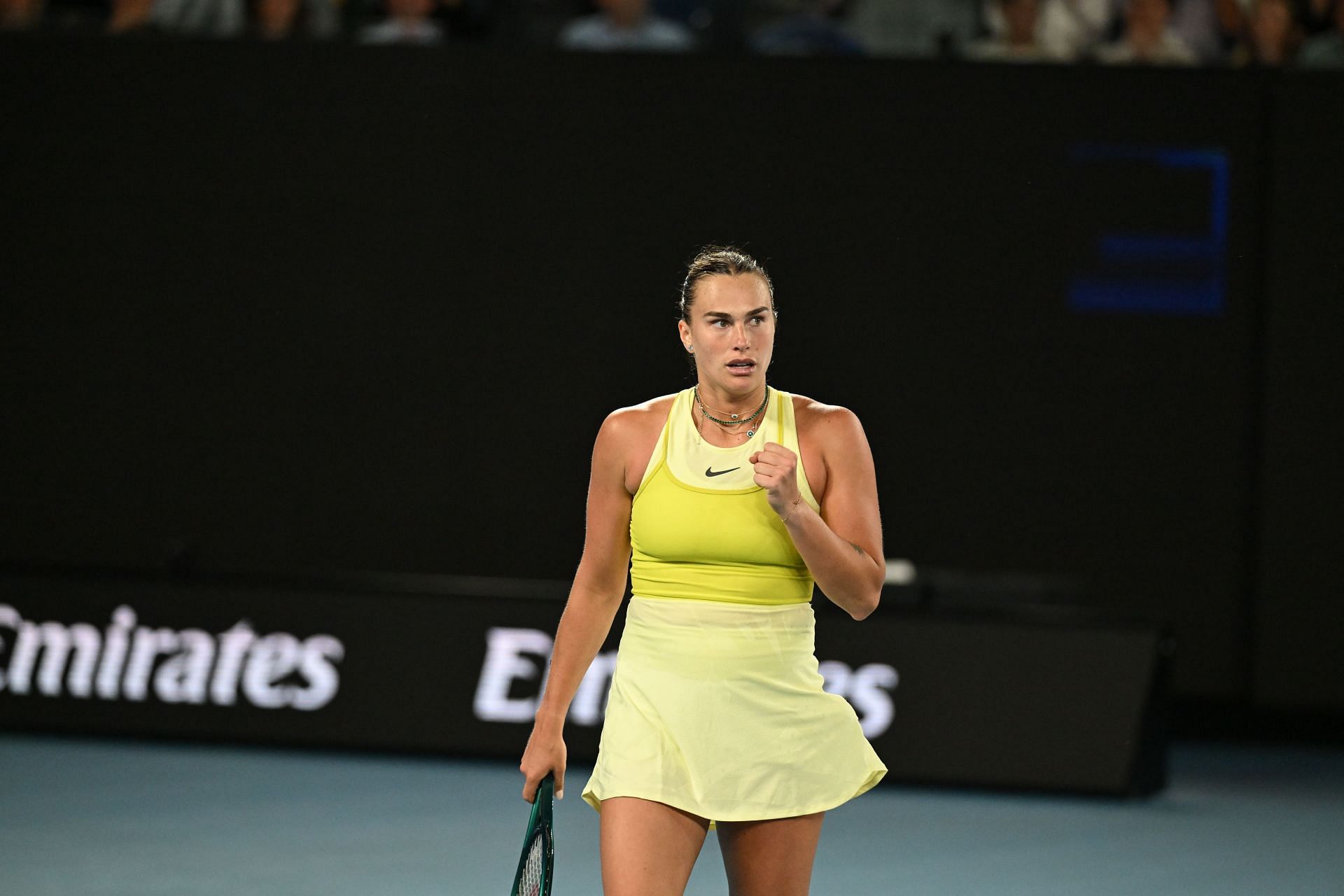 Aryna Sabalenka at the Australian Open 2025. (Photo: Getty)