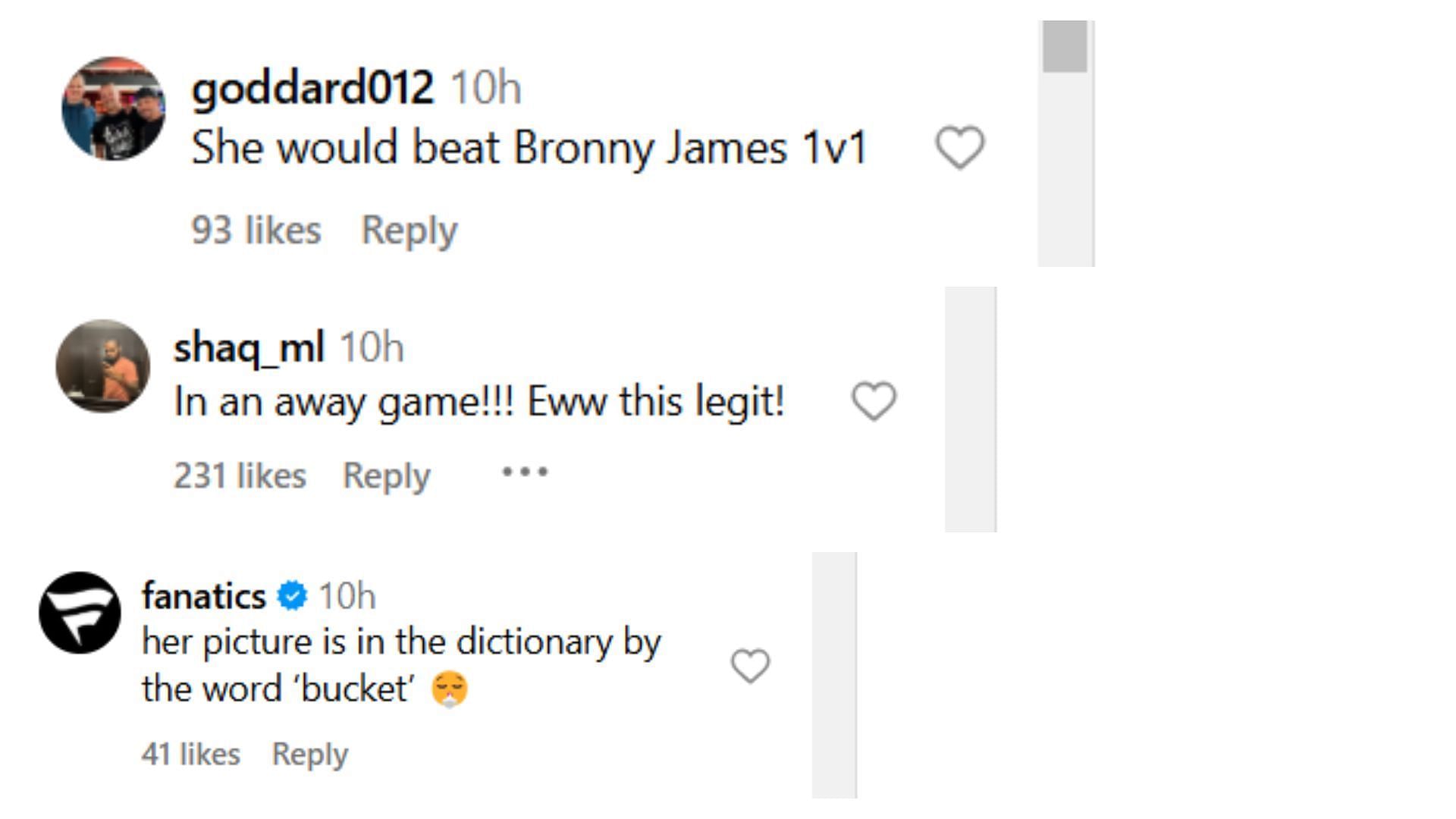 Fans react to Blakes&#039; record (Image via Instagram/@br_hoops)