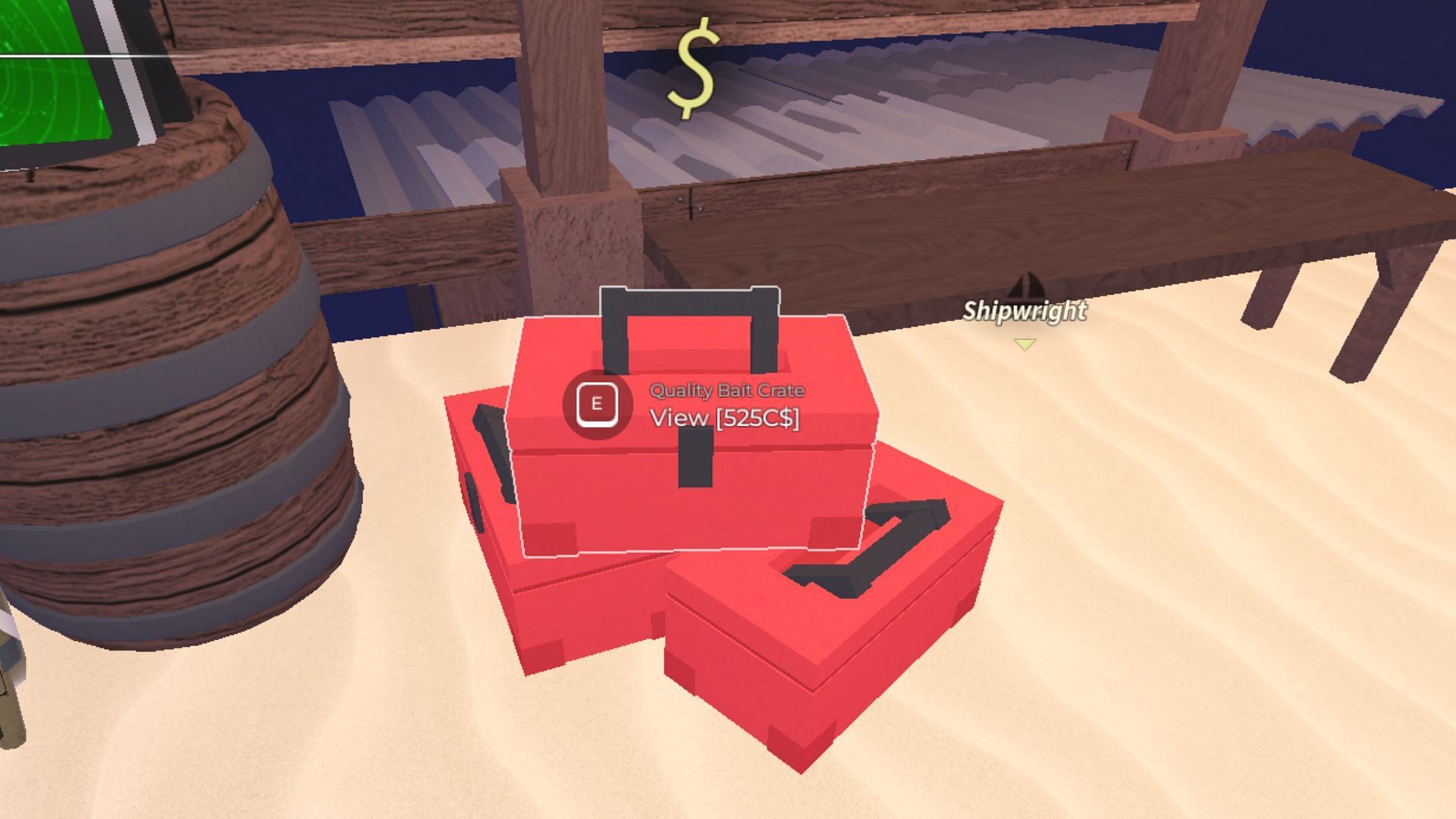 You can get the Fish Head bait from the Quality Bait Crate in the game. (Image via Roblox)