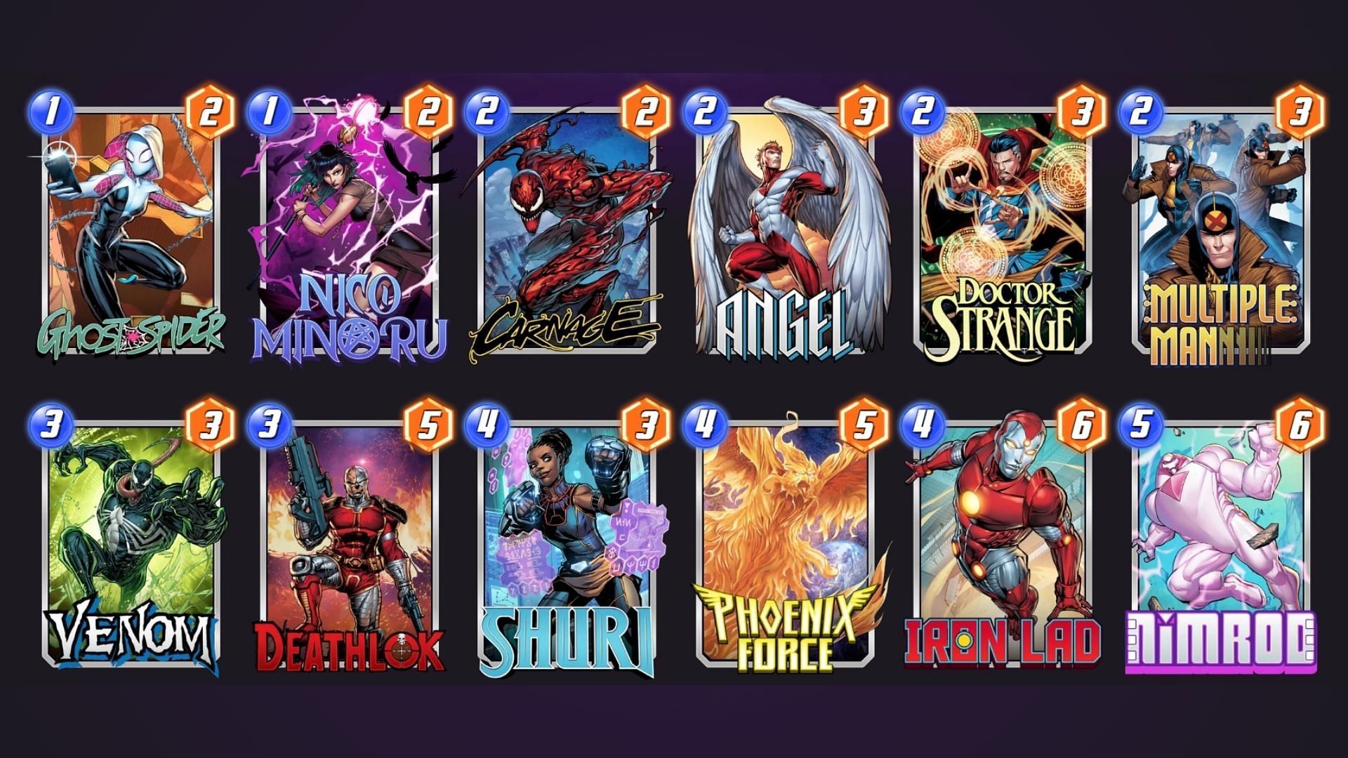 The Angel Phoenix deck is a powerful Marvel Snap Angel deck (Image via Nuverse)